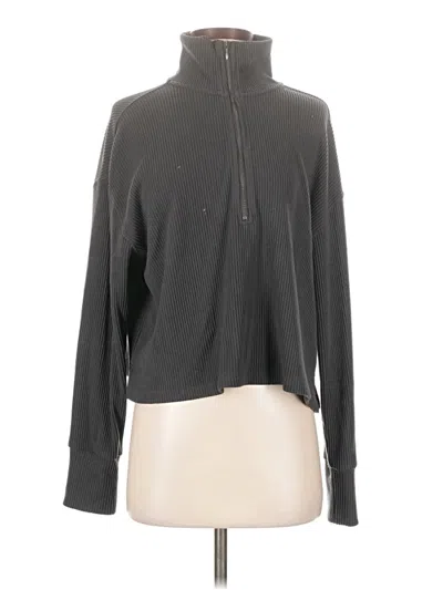 Pre-owned Abercrombie & Fitch Turtleneck Sweater In Gray