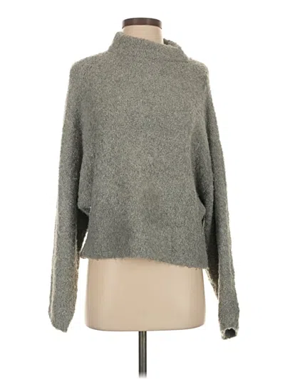 Pre-owned Abercrombie & Fitch Turtleneck Sweater In Gray