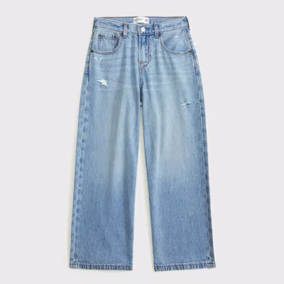 Abercrombie & Fitch Kids' Ultra Baggy Jeans In Blue