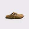 Abercrombie & Fitch Vegan Suede Clogs In Brown