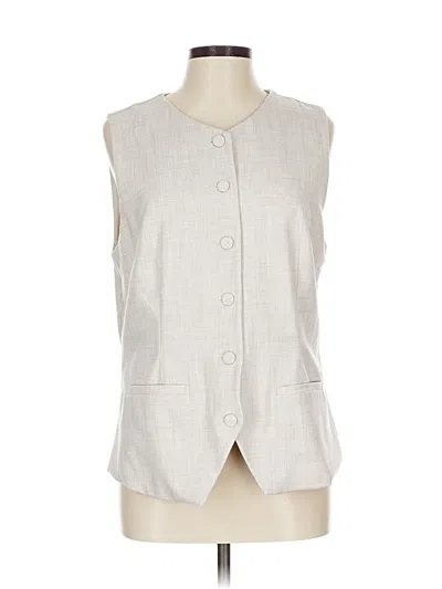 Pre-owned Abercrombie & Fitch Vest In White