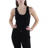 Abercrombie & Fitch Womens Ribbed Knit Thong Bodysuit In Black