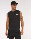 Abercrombie & Fitch Ypb Active Heavyweight Cotton Tank In Black