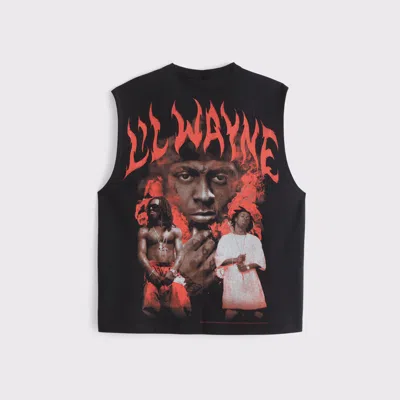 Abercrombie & Fitch Ypb Active Heavyweight Cotton Tank In Black