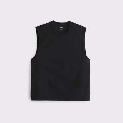 Abercrombie & Fitch Ypb Active Heavyweight Cotton Tank In Black