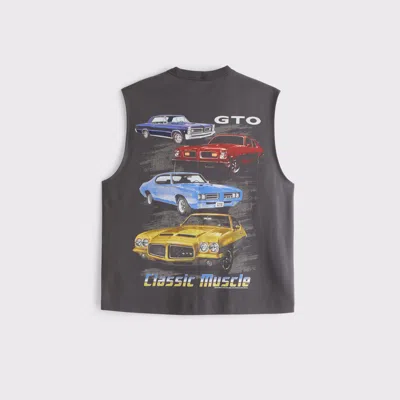 Abercrombie & Fitch Ypb Active Heavyweight Cotton Tank In Gray