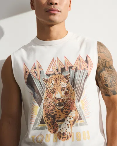 Abercrombie & Fitch Ypb Active Heavyweight Cotton Tank In Neutral