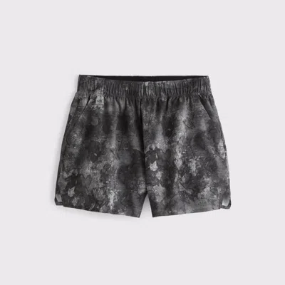 Abercrombie & Fitch Ypb Motiontek Athletic Fit Unlined Ready Short In Gray
