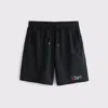Abercrombie & Fitch Ypb Motiontek Athletic Fit Unlined Training Short In Black