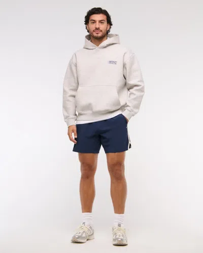 Abercrombie & Fitch Ypb Motiontek Lined Ready Short In Blue