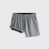 Abercrombie & Fitch Ypb Motiontek Lined Ready Short In Gray