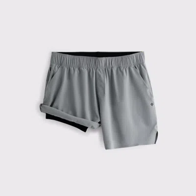 Abercrombie & Fitch Ypb Motiontek Lined Ready Short In Gray