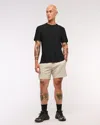 Abercrombie & Fitch Ypb Motiontek Lined Ready Short In White