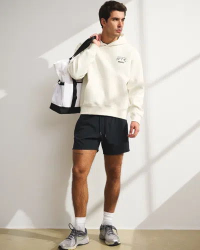 Abercrombie & Fitch Ypb Motiontek Lined Training Short In Black