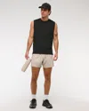Abercrombie & Fitch Ypb Motiontek Retro Short In Brown