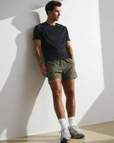Abercrombie & Fitch Ypb Motiontek Retro Short In Green