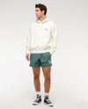 Abercrombie & Fitch Ypb Motiontek Retro Short In Green
