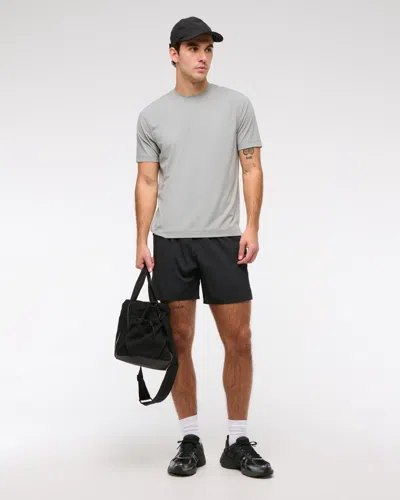 Abercrombie & Fitch Ypb Motiontek Unlined Ready Short In Black