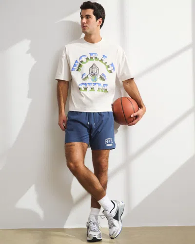 Abercrombie & Fitch Ypb Motiontek Unlined Training Short In Blue