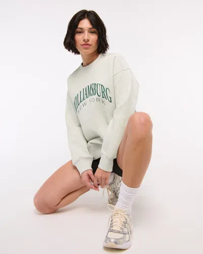 Abercrombie & Fitch Ypb Neoknit Max Crew In Gray