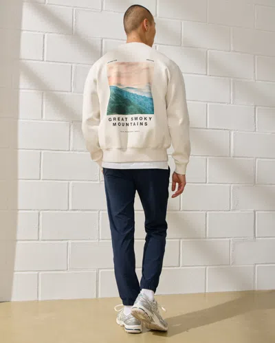 Abercrombie & Fitch Ypb Neoknit Max Graphic Crew In White