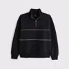 Abercrombie & Fitch Ypb Neoknit Max Half-zip In Black