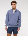 Abercrombie & Fitch Ypb Neoknit Max Half-zip In Blue