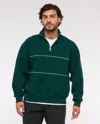 Abercrombie & Fitch Ypb Neoknit Max Half-zip In Green