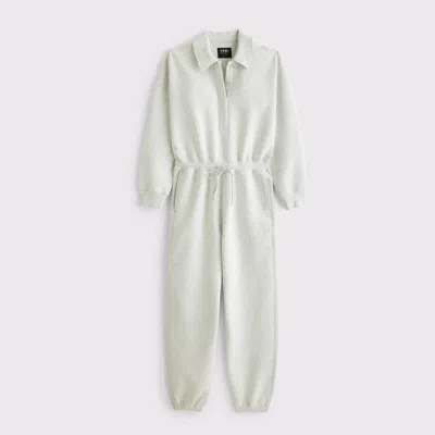 Abercrombie & Fitch Ypb Neoknit Max Polo Jumpsuit In Gray