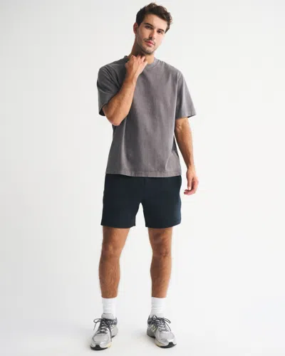 Abercrombie & Fitch Ypb Neoknit Max Short In Black