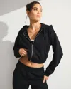 Abercrombie & Fitch Ypb Neoknit On The Go Mini Full-zip In Black