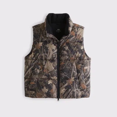 Abercrombie & Fitch Ypb On The Go Puffer Vest In Brown