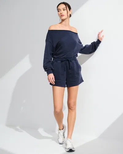 Abercrombie & Fitch Ypb On The Go Slash Romper In Blue