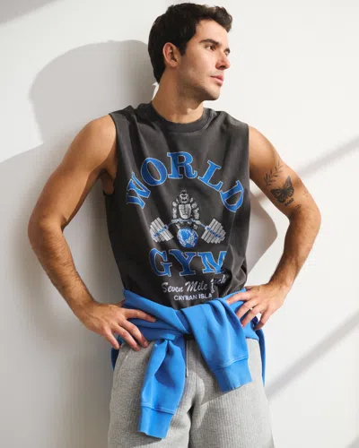 Abercrombie & Fitch Ypb Performance Cotton-blend Muscle Tank In Multi