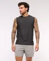 Abercrombie & Fitch Ypb Powersoft Lifting Tank In Gray