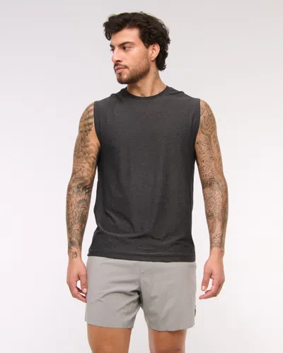 Abercrombie & Fitch Ypb Powersoft Lifting Tank In Gray