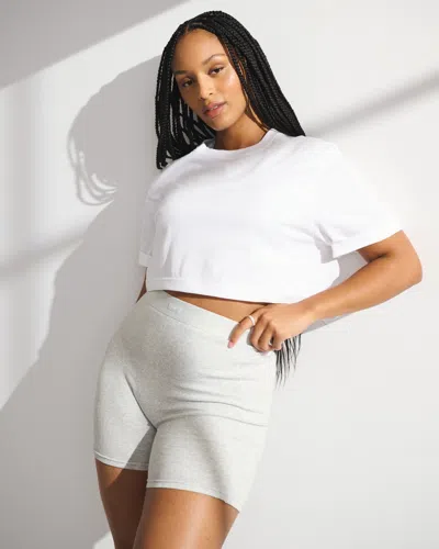 Abercrombie & Fitch Ypb Restore Rib Boxer Short In Gray