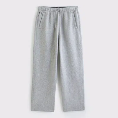 Abercrombie & Fitch Ypb Restore Ribbed Baggy Pant In Gray