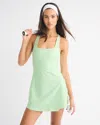 Abercrombie & Fitch Ypb Sculptlux Cross-back Mini Dress