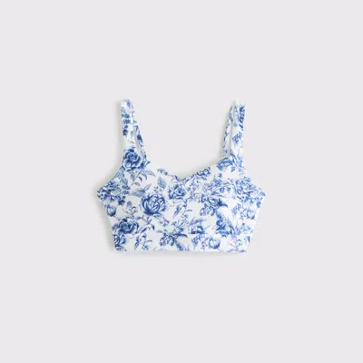 Abercrombie & Fitch Ypb Sculptlux Curve Love Sweetheart Sports Bra In Multi