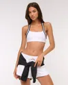 Abercrombie & Fitch Ypb Sculptlux Sports Bra In White