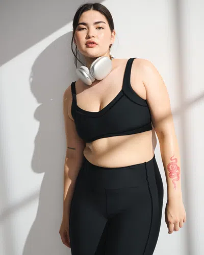 Abercrombie & Fitch Ypb Sculptlux Sweetheart Sports Bra