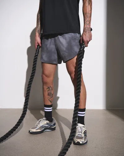 Abercrombie & Fitch Ypb Sprinttek Lined Running Short In Blue