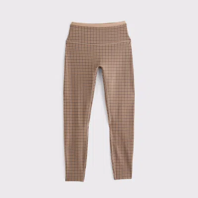 Abercrombie & Fitch Ypb Studioflex 7/8-length Legging In Brown