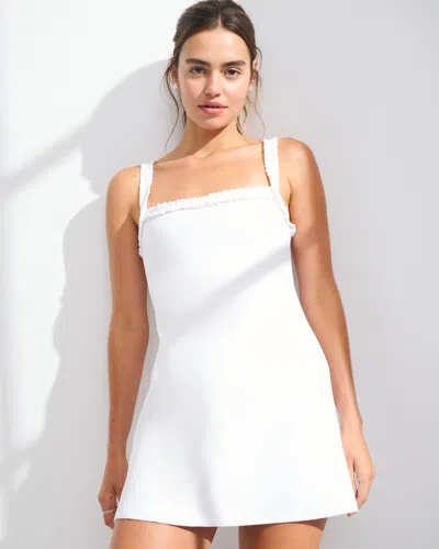 Abercrombie & Fitch Ypb Studioflex Active Mini Dress In White