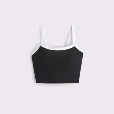 Abercrombie & Fitch Ypb Studioflex Cami Tank In Black