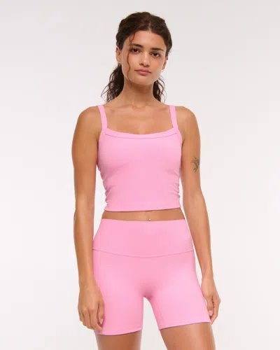 Abercrombie & Fitch Ypb Studioflex Cami Tank In Pink