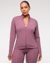 Abercrombie & Fitch Ypb Studioflex Full-zip In Purple