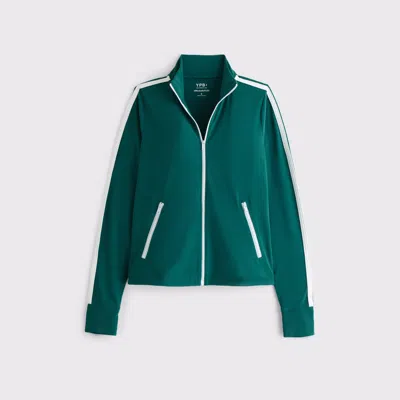 Abercrombie & Fitch Ypb Studioflex Full-zip In Green