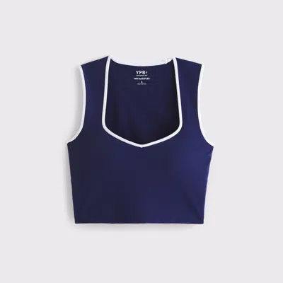 Abercrombie & Fitch Ypb Studioflex Portrait Tank In Blue